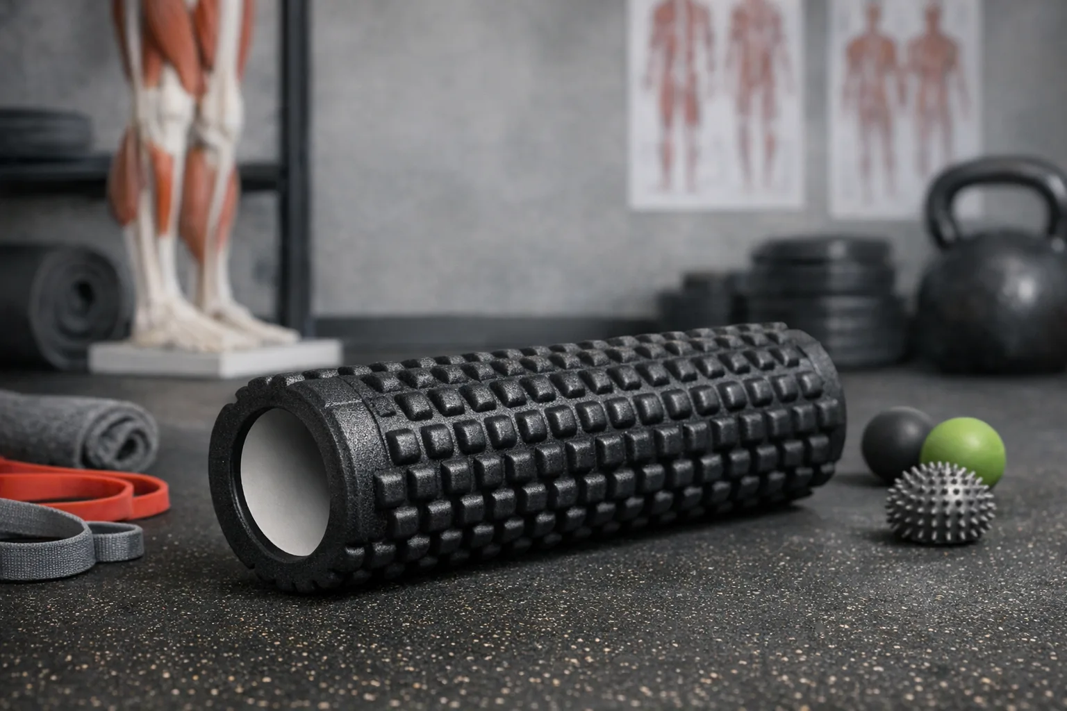 Faszienrolle Uebungen fuer die Beine: Muskelverspannungen loesen und Flexibilitaet steigern