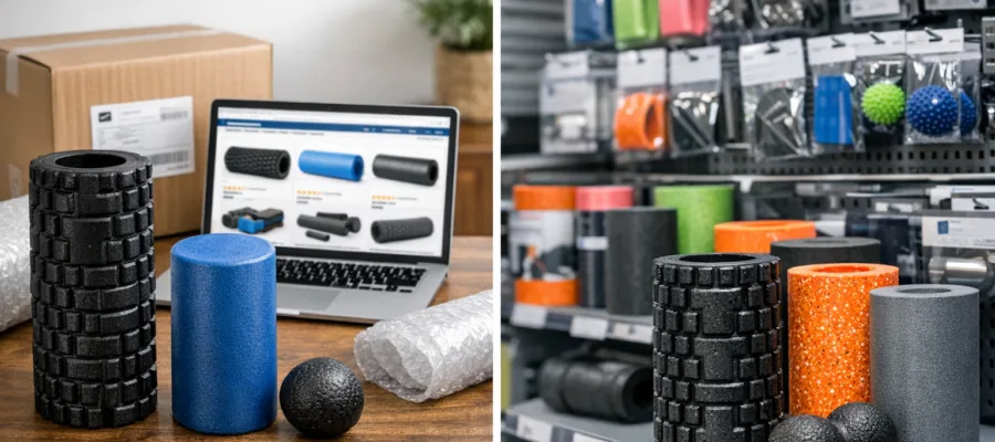 Faszienrolle kaufen online oder im Fachhandel: Worauf du beim Kauf achten solltest